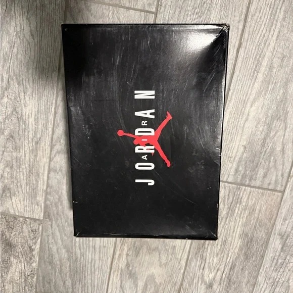 Jordan Black and White Sneakers with Red Accents - Picture 4 of 4